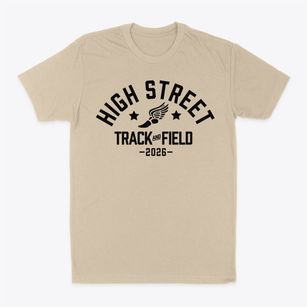 High Street Christian Academy Track and Field Classic Dad T-Shirt