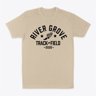 River Grove Elementary School Track and Field Classic Dad T-Shirt