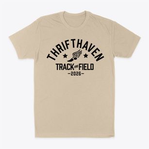 Thrifthaven Baptist Academy Track and Field Classic Dad T-Shirt