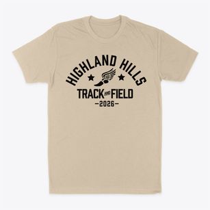 Highland Hills Elementary School Track and Field Classic Dad T-Shirt