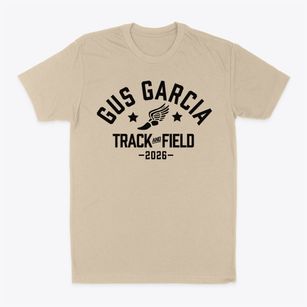 Gus Garcia Middle School Track and Field Classic Dad T-Shirt