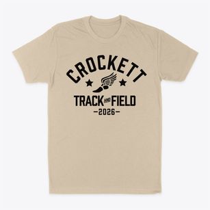 Crockett Isd Early Childhood Track and Field Classic Dad T-Shirt