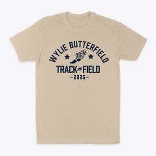 Wylie Butterfield Elementary School Track and Field Classic Dad T-Shirt
