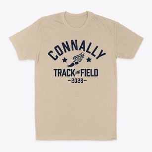 Connally Elementary School Track and Field Classic Dad T-Shirt
