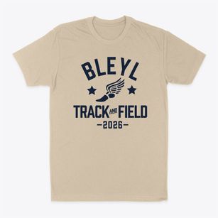 Bleyl Middle School Track and Field Classic Dad T-Shirt