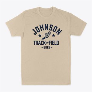 Johnson Elementary School Track and Field Classic Dad T-Shirt