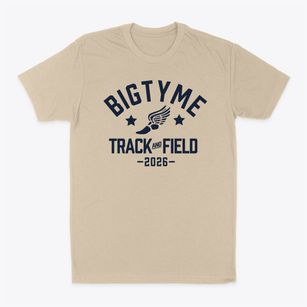 Bigtyme Prep Academy Track and Field Classic Dad T-Shirt