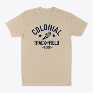 Colonial Academy Track and Field Classic Dad T-Shirt