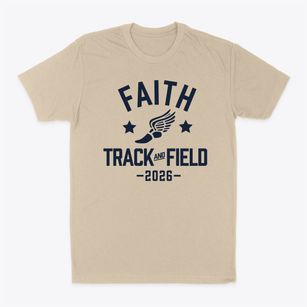 Faith Baptist Christian Academy Track and Field Classic Dad T-Shirt