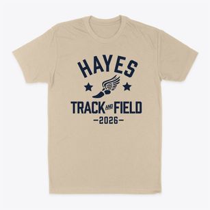 Hayes Middle School Track and Field Classic Dad T-Shirt