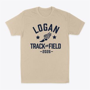 Logan Elementary School Track and Field Classic Dad T-Shirt