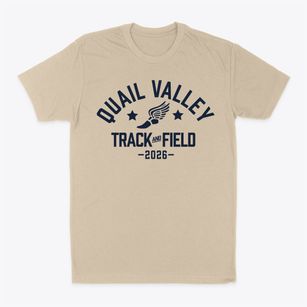 Quail Valley Elementary School Track and Field Classic Dad T-Shirt