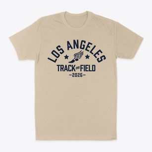 Los Angeles Academy Of Fine Arts Track and Field Classic Dad T-Shirt