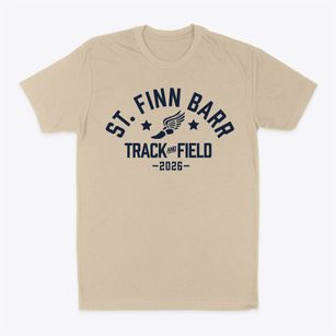 Saint Finn Barr School Track and Field Classic Dad T-Shirt