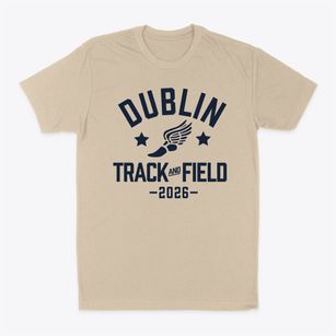 Dublin High School Track and Field Classic Dad T-Shirt