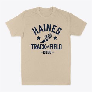 Haines Middle School Track and Field Classic Dad T-Shirt