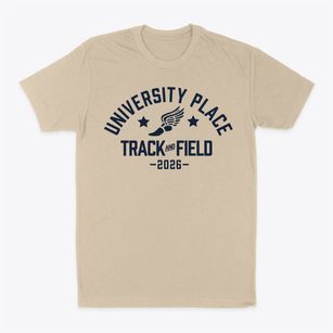 University Place Elementary School Track and Field Classic Dad T-Shirt