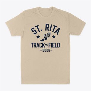 Saint Rita School Track and Field Classic Dad T-Shirt