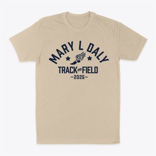 Mary L Daly Elementary School Track and Field Classic Dad T-Shirt