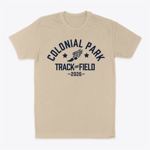 Colonial Park Elementary School Track and Field Classic Dad T-Shirt