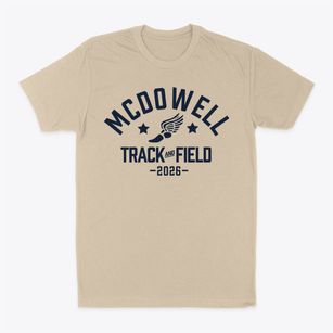 Mcdowell Elementary School Track and Field Classic Dad T-Shirt