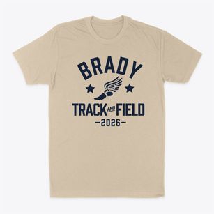 Brady Elementary School Track and Field Classic Dad T-Shirt