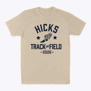 Hicks Elementary School Track and Field Classic Dad T-Shirt