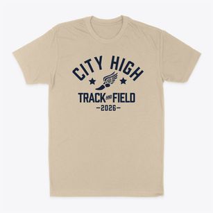 City High Middle School Track and Field Classic Dad T-Shirt