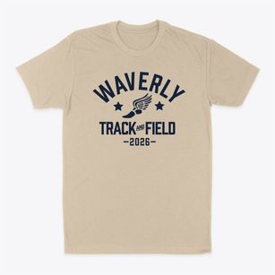 Waverly Middle School Track and Field Classic Dad T-Shirt