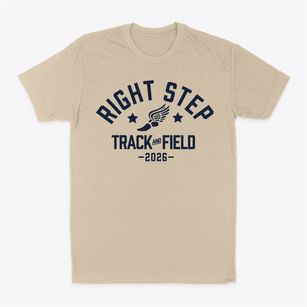 Right Step Academy Track and Field Classic Dad T-Shirt