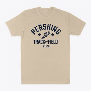 Pershing Accelerated School Track and Field Classic Dad T-Shirt