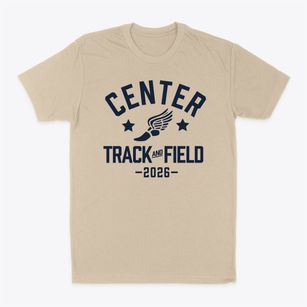 Center Middle School Track and Field Classic Dad T-Shirt