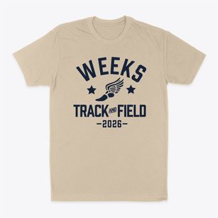 Weeks Elementary School Track and Field Classic Dad T-Shirt