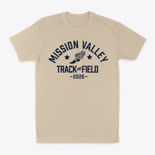 Mission Valley Elementary School Track and Field Classic Dad T-Shirt