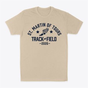 St Martin Of Tours School Track and Field Classic Dad T-Shirt