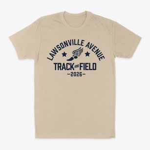 Lawsonville Avenue Elementary School Track and Field Classic Dad T-Shirt