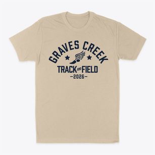 Graves Creek Middle School Track and Field Classic Dad T-Shirt