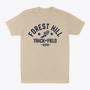Forest Hill Elementary School Track and Field Classic Dad T-Shirt