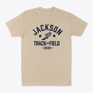 Jackson Middle School Track and Field Classic Dad T-Shirt