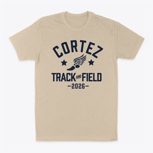 Cortez Elementary School Track and Field Classic Dad T-Shirt