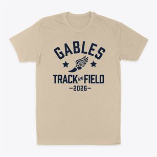 Gables Elementary School Track and Field Classic Dad T-Shirt