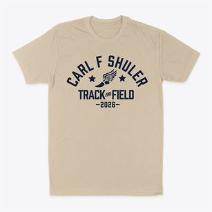 Carl F Shuler Middle School Track and Field Classic Dad T-Shirt