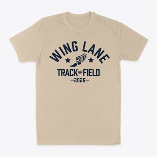 Wing Lane Elementary School Track and Field Classic Dad T-Shirt