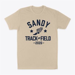 Sandy Grade School Track and Field Classic Dad T-Shirt
