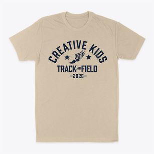 Creative Kids School Track and Field Classic Dad T-Shirt