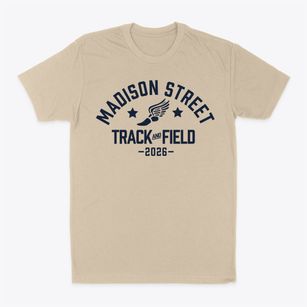 Madison Street Elementary School Track and Field Classic Dad T-Shirt