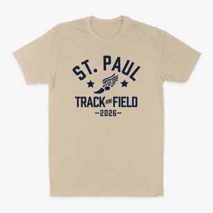 Saint Paul Catholic School Track and Field Classic Dad T-Shirt