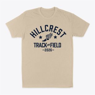 Hillcrest Elementary School Track and Field Classic Dad T-Shirt