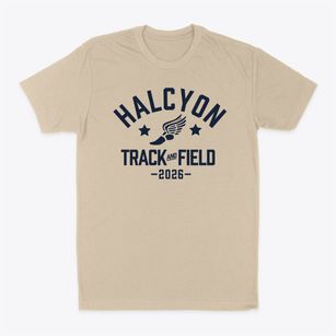 Halcyon Elementary School Track and Field Classic Dad T-Shirt