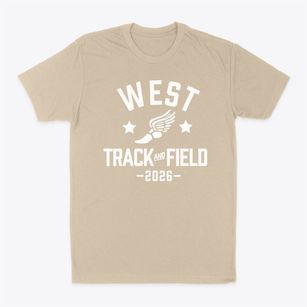 West High School Track and Field Classic Dad T-Shirt